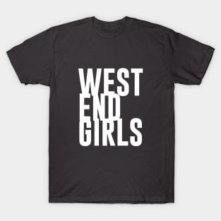 West End Girls, white T-Shirt